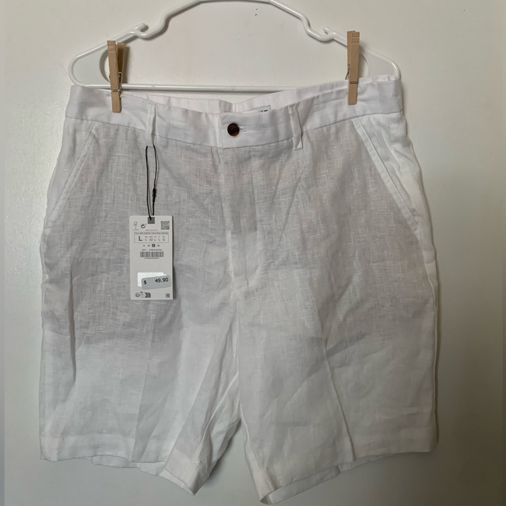 Zara Men’s linen shorts